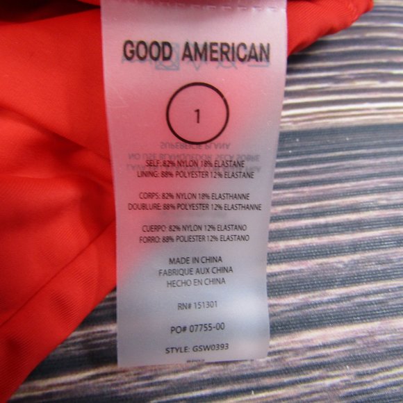 Good American Red One Piece Swimsuit - Picture 10 of 11